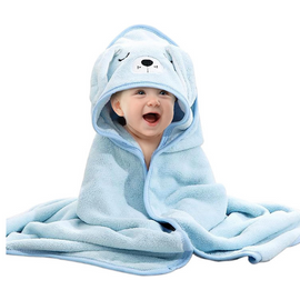 Cute Cartoon Hooded Baby Bath Towel