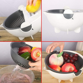 Multi-functional 9 in 1 Vegetable Cutter With Drain Basket