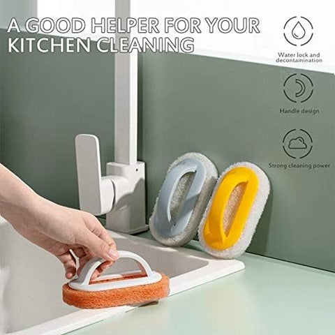 Hand Cleaning Sponge with Handle