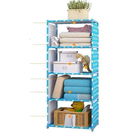 4 Layer Plastic Multipurpose Book Storage Shelf Rack