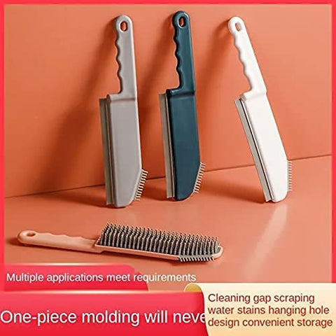 3 in 1 Silicone Multi-Functional Knife Shape Cleaning Scrapper Brush