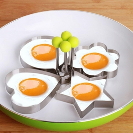 Frying Egg Shaped Cooking Mold- Pack of 4