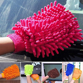 Multipurpose Double Sided Microfiber Wash Mitt Gloves