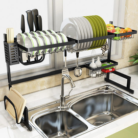 Stainless Steel Over The Kitchen Sink Rack Large Size