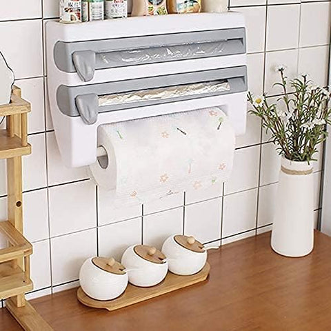 3 in 1 Kitchen Wall Mounted Paper Towel Holder
