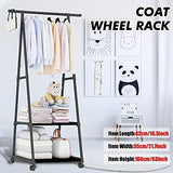 Triangular Metal Clothes Hanger Rack Stand ( With and Without Wheels)