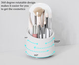 360 Degree Rotating Makeup Brush Cosmetic Organizer