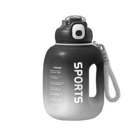Sports Water Bottle with Time Marker & Straw BPA Free -2000ml