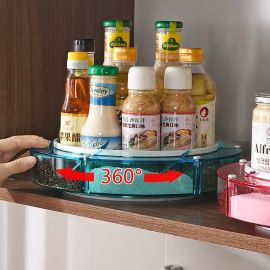 360° Rotating Kitchen Organizer Spice Tray