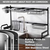 Stainless Steel Over The Kitchen Sink Rack Large Size