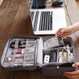 2 Layer Travel Office Gadget Storage Bag