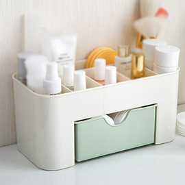 Multifunctional Cosmetic Desktop Storage Box with Drawer